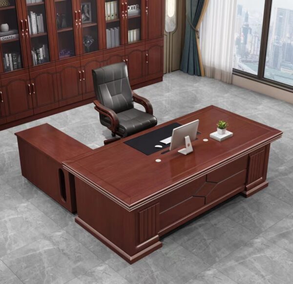 1800mm Executive Senate Writing Office Desk with spacious surface and modern design.