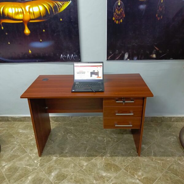 1.2 Meter Wooden Office Computer Desk with a sturdy construction and spacious surface, ideal for home and office workspaces.