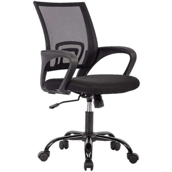 Ergonomic Mesh Office Task Chair with adjustable seat height, tilt, and breathable backrest for comfort and support during extended work hours.