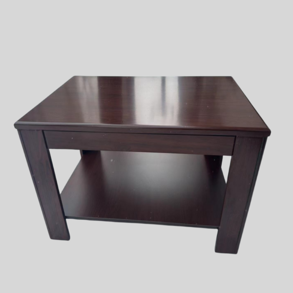 60cm Ocean Square Small Coffee Table with coastal-inspired finish, ideal for small spaces.