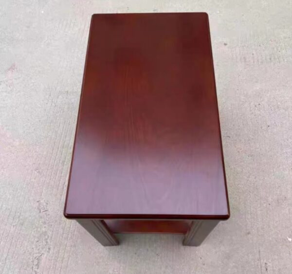 Casual Executive Mahogany Coffee Table with sleek design and rich mahogany finish.