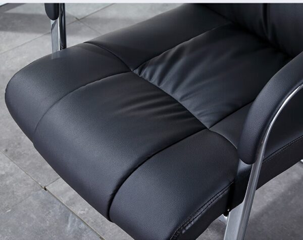 High Back Leather Executive Boss Chair with adjustable height, reclining features, and padded armrests for enhanced comfort and support.