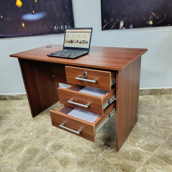 1.2 Meter Wooden Office Computer Desk with a sturdy construction and spacious surface, ideal for home and office workspaces.