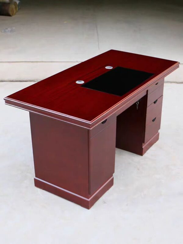 140cm Office Boss Executive Wooden Table with a spacious work surface, elegant wood finish, and durable construction for professional offices.