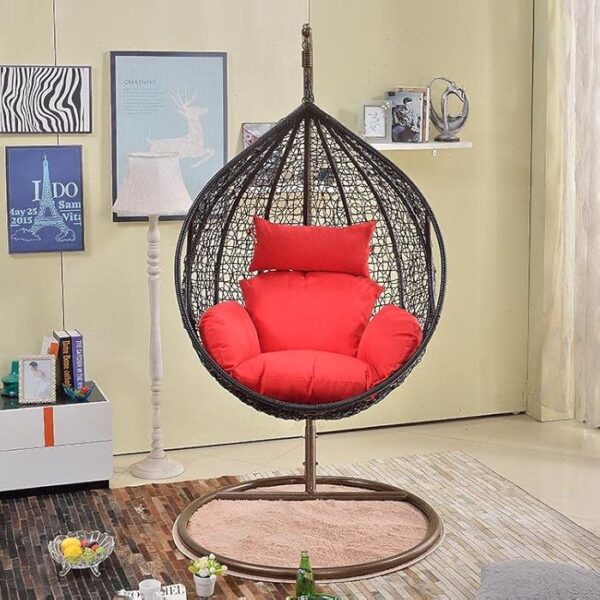 Stylish Outdoor Hammock Swing Chair with a comfortable hammock-style seat, durable frame, and weather-resistant materials, perfect for relaxing outdoors.