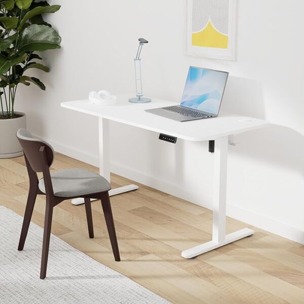 Multipurpose Height Adjustable Standing Desk with smooth height adjustment mechanism and spacious work surface.