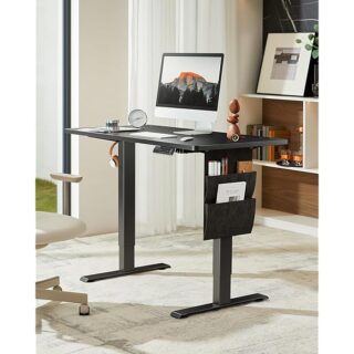 Electric Adjustable Home Office Computer Desk with a spacious work surface and electric lift system for easy height adjustments.