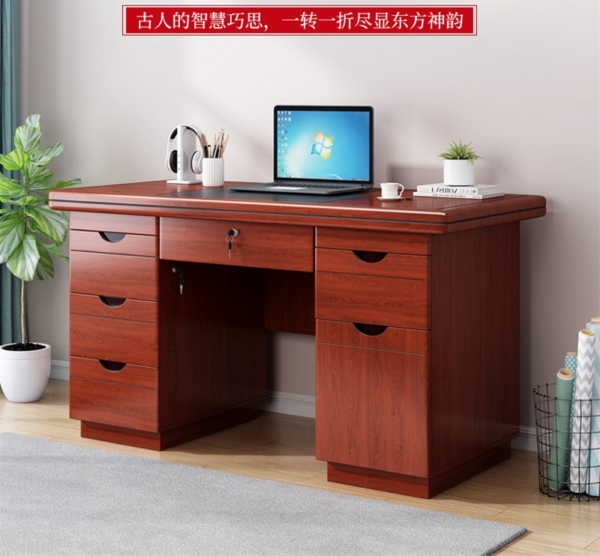 1.4 Meters Executive Senate Study Table with spacious surface and sleek modern design.