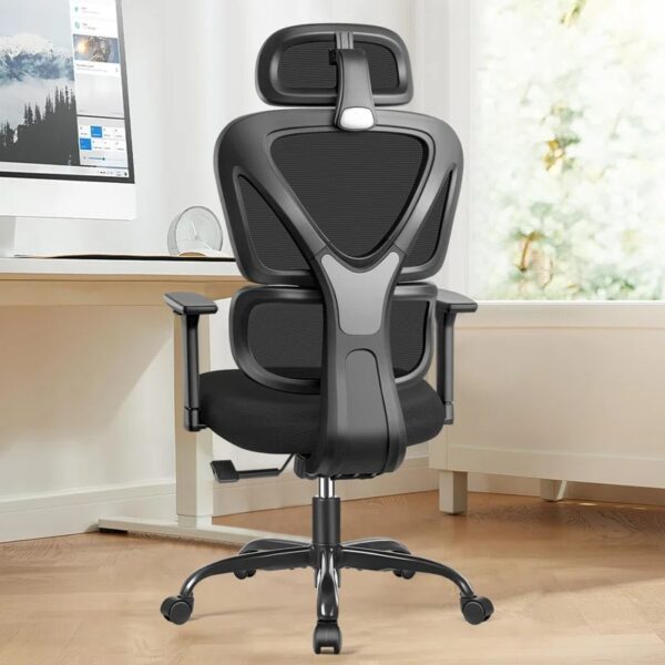 Orthopedic High Back Reclining Mesh Chair with ergonomic design, breathable mesh back, adjustable height, and reclining feature for enhanced comfort and support.