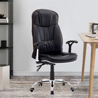 Generic Orthopedic Swivel Office Chair with adjustable height, padded backrest, and ergonomic design for optimal support.