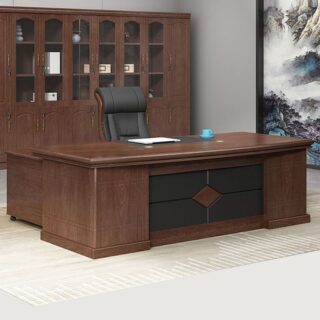 1600mm Prestigious Office Boss Table with sleek modern design, spacious surface, and durable construction for a professional office setup.