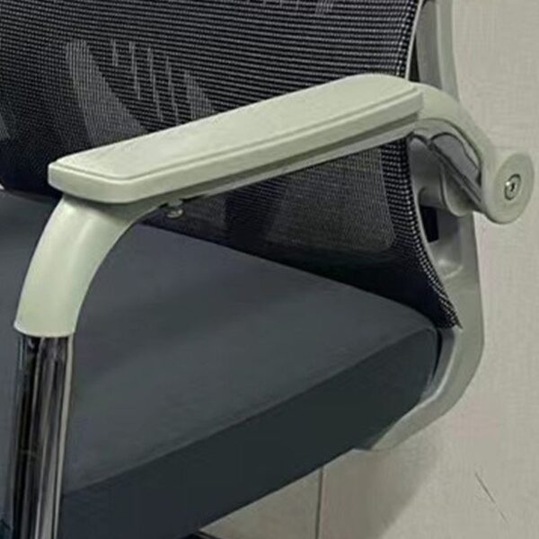 Ergonomic Mesh Visitor Waiting Chair with breathable mesh back and padded seat for comfort.