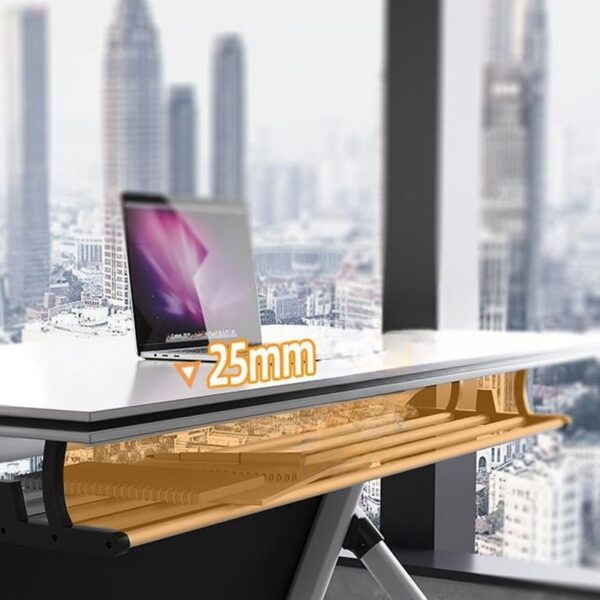 120cm Modern Foldable Office Table with a sleek design and spacious surface for efficient workspaces.