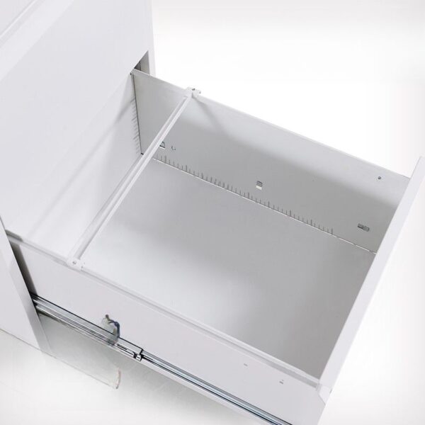 3-Drawer Locker Steel Storage Cabinet with locking drawers for secure storage in modern office or industrial spaces.