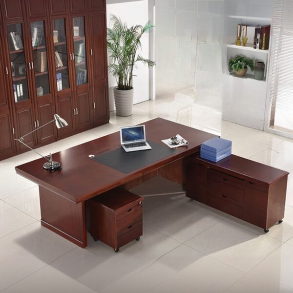 180cm Executive Director's Office Desk with spacious surface, integrated storage drawers, and sleek design in an executive office setting.