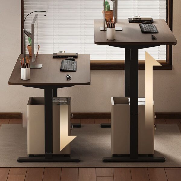 120cm Multi-Levelled Electric Standing Desk with adjustable height and spacious work surface, designed for ergonomic comfort.