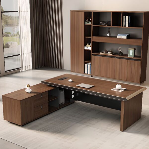 160cm Modern Executive Office Table with a minimalist design and spacious surface.