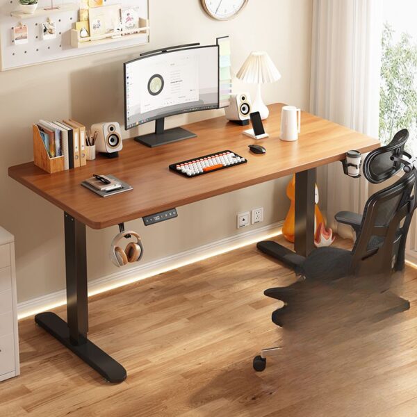 140cm Electric Adjustable Office Desk with motorized height adjustment for ergonomic comfort.