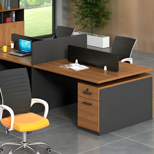 1400mm Modern Natural Wood Study Desk with sleek design and ample workspace.