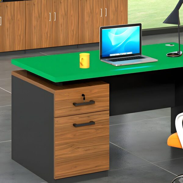 1400mm Modern Natural Wood Study Desk with sleek design and ample workspace.