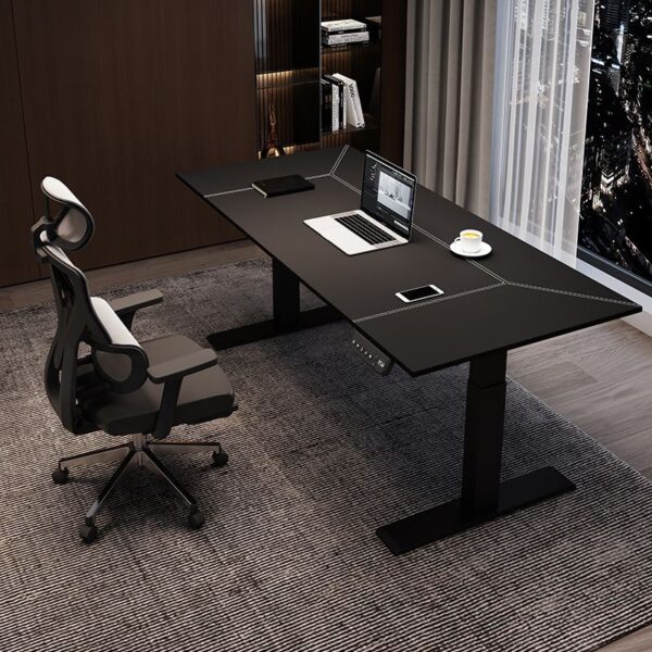 1200mm Modern Adjustable Height Office Desk with a sleek design and customizable height for ergonomic comfort.