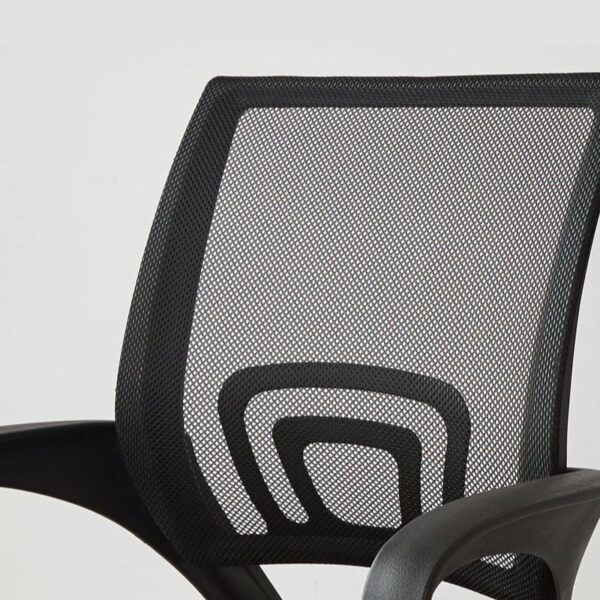 Mid Back Ergonomic Mesh Home Office Chair with adjustable height and lumbar support for comfort.