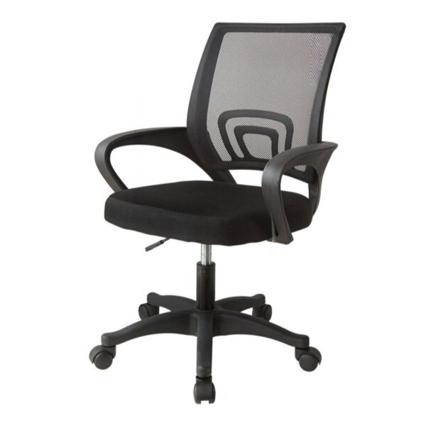 Mid Back Ergonomic Mesh Home Office Chair with adjustable height and lumbar support for comfort.