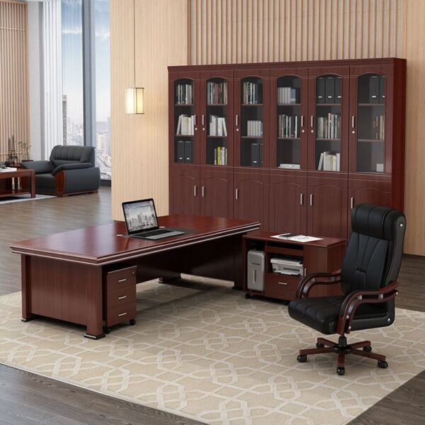 1800mm Modern Executive Director's Desk with ample workspace and minimalist design for a professional office environment.