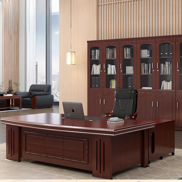 1800mm Modern Executive Director's Desk with ample workspace and minimalist design for a professional office environment.