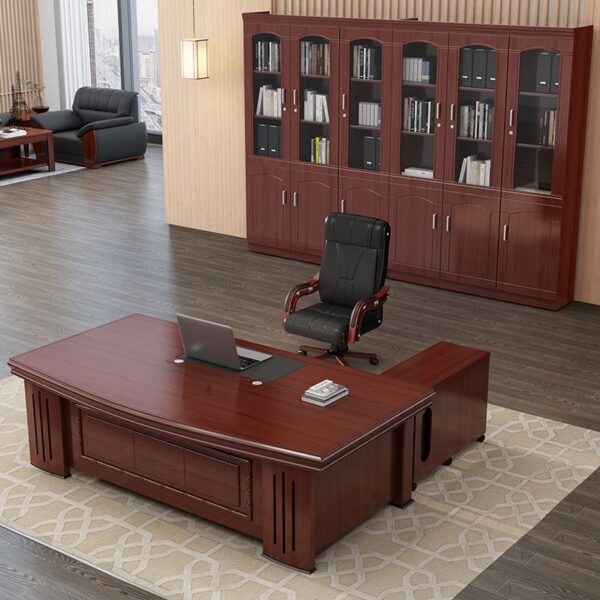 1800mm Modern Executive Director's Desk with ample workspace and minimalist design for a professional office environment.