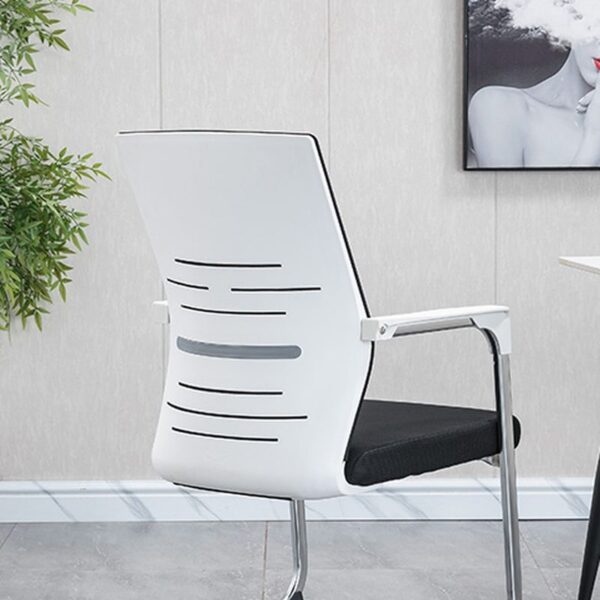 Chrome Base Mesh Ergonomic Office Chair with adjustable height, lumbar support, and breathable mesh back for long-lasting comfort.