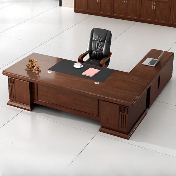 1.8-meter Executive Directors Table with spacious surface and elegant wood finish, designed for professional office environments.