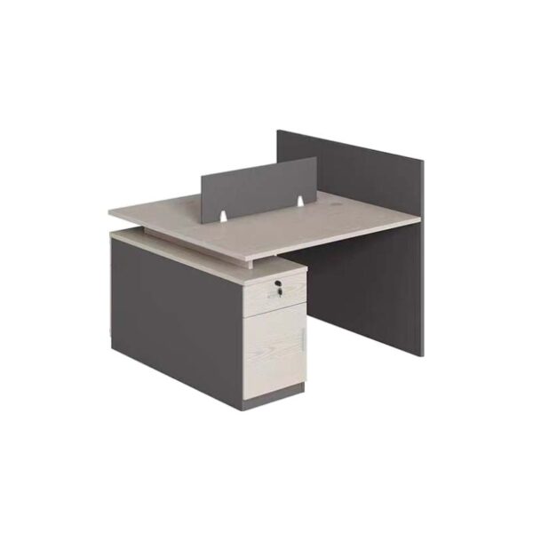 1200mm Light-Toned Wood Office Desk with spacious surface and modern minimalist design.