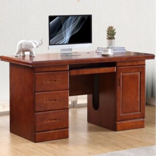 1.4 Meter Wooden Executive Staff Desk with spacious work surface and sleek, modern design.