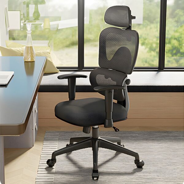 Orthopedic Highback Mesh Task Chair with ergonomic design, lumbar support, and adjustable features for comfort and posture alignment.