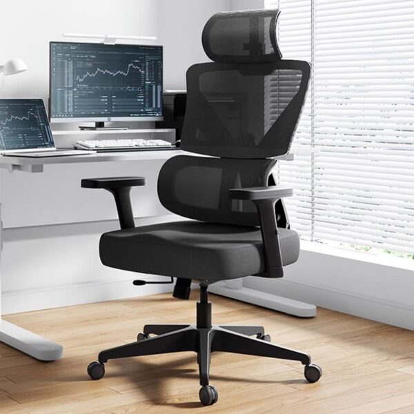 Orthopedic High Back Executive Office Chair with adjustable features and lumbar support.