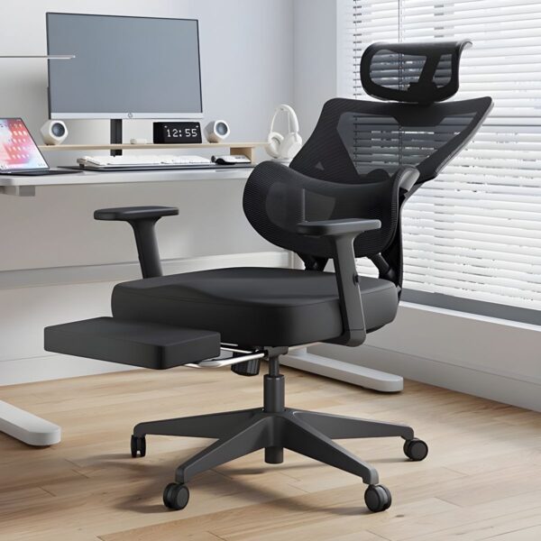 Orthopedic High Back Executive Office Chair with adjustable features and lumbar support.