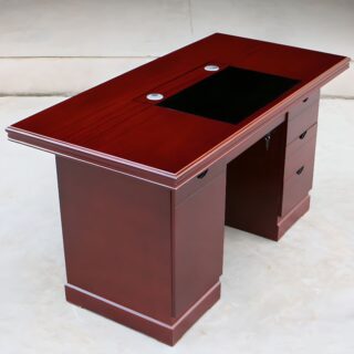 120cm Executive Wooden Office Boss Table with sleek design and spacious surface, perfect for executive offices.