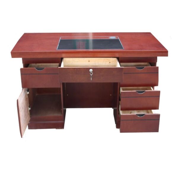 120cm Executive Wooden Office Boss Table with sleek design and spacious surface, perfect for executive offices.