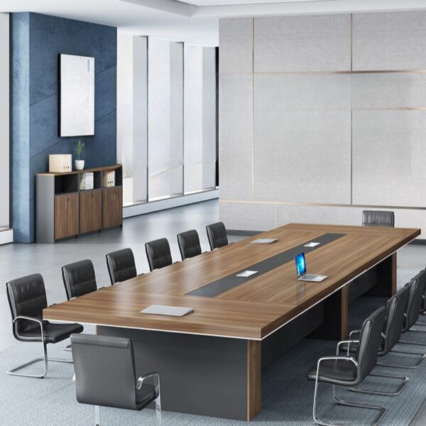 16-Seater Executive Office Boardroom Table in a modern corporate setting.