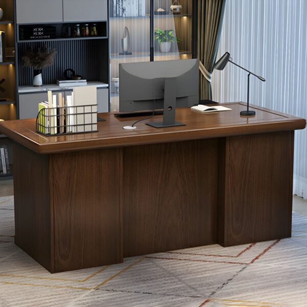 1400mm Modern Executive Computer Desk with spacious surface, built-in storage, and contemporary design for professional and home offices.