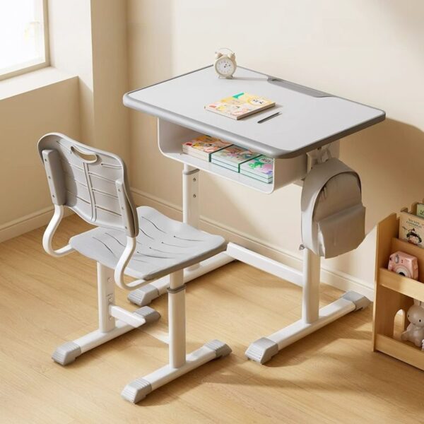 Adaptable Height Kids Computer Desk with adjustable height for ergonomic comfort, offering a spacious and durable workspace for children.