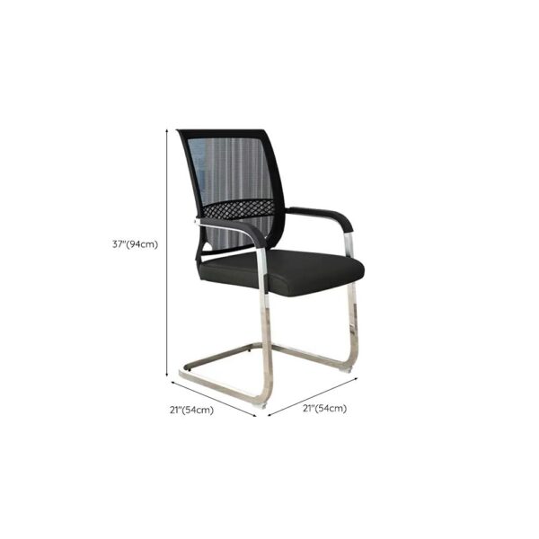 Ergonomic Upholstered Waiting Chair with contoured backrest and cushioned seat for added comfort, perfect for lobbies and reception areas.