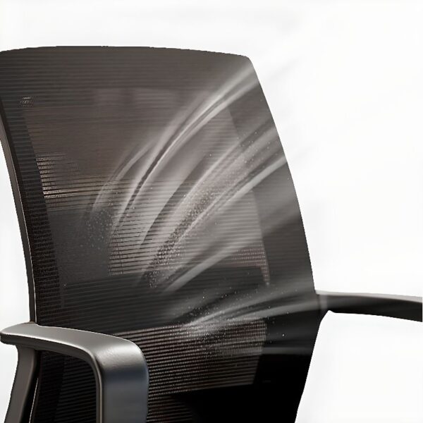 Adjustable Mesh Ergonomic Office Chair with breathable backrest and customizable features.