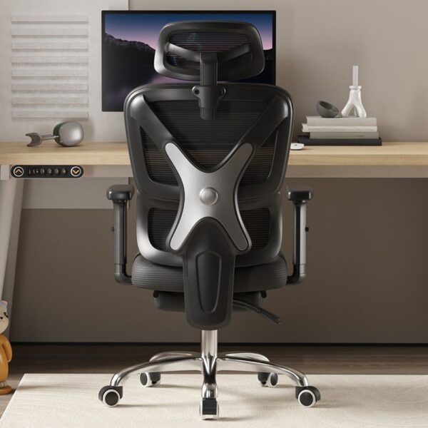 High Back Mesh Swivel Seating Chair with ergonomic design, adjustable height, and breathable backrest for comfort.