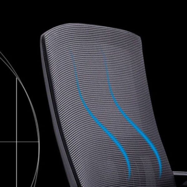 Ergonomic Mesh Simple Task Chair with adjustable height, breathable mesh back, and cushioned seat for comfort.