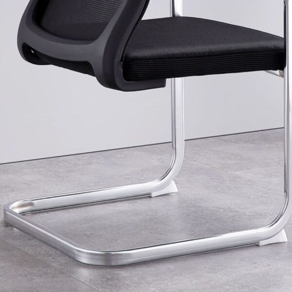 Ergonomic Mesh Simple Task Chair with adjustable height, breathable mesh back, and cushioned seat for comfort.