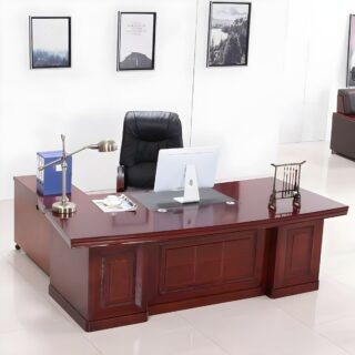 180cm Wooden Executive Office Desk with a sleek design and spacious work surface for a modern office setup.