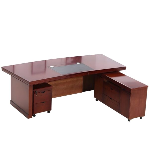 180cm Wooden Executive Office Desk with a sleek design and spacious work surface for a modern office setup.