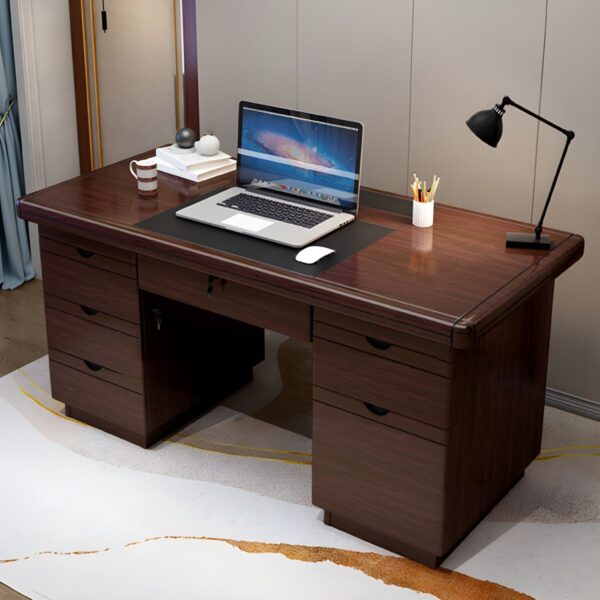 120cm Executive Modern Staff Office Desk with a spacious surface and minimalist design for home and office use.